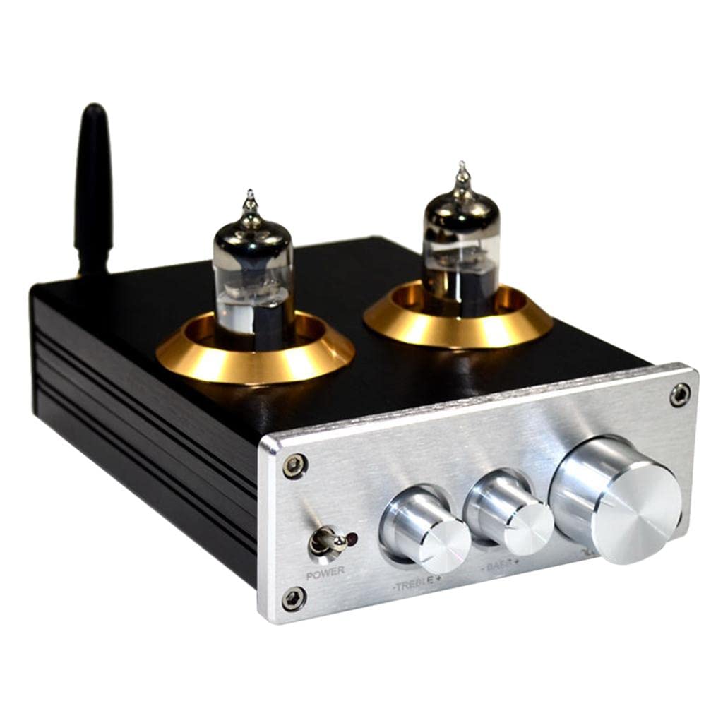 figatia Buffer HiFi 6J5 Bluetooth 4.2 Tube Preamp Amplifier Bluetooth Stereo