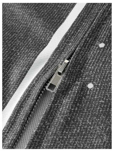 GORGLITTER Men's Letter Graphic Baggy Sweatpants Y2K Wide Leg Drawstring Acid Washed Track Pants with Pockets Streetwear4