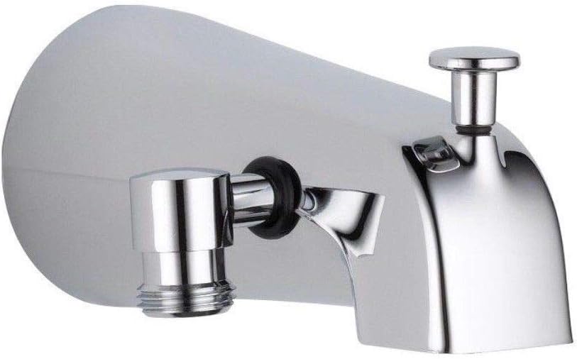 Chrome Wall Mounted Tub Spout with Diverter