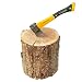 Large Heavy Duty Firewood Chopping Cutting Log Splitting Fire Wood Chop Making Kindling Block Logs Stump Base - Suitable for Garden Stool Making & Rustic Wedding Event Occasion Feature - 1