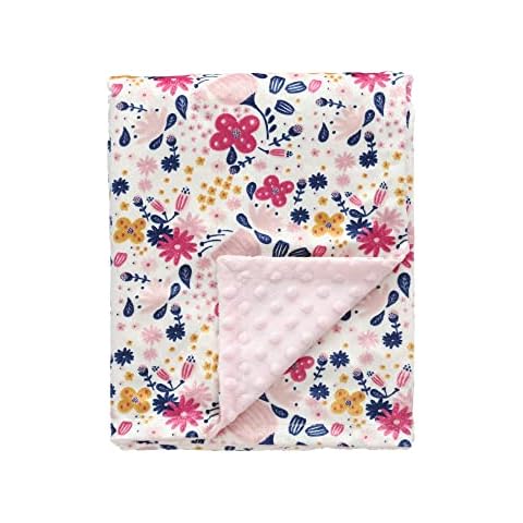 CREVENT Floral Baby Blanket for All Seasons Cover