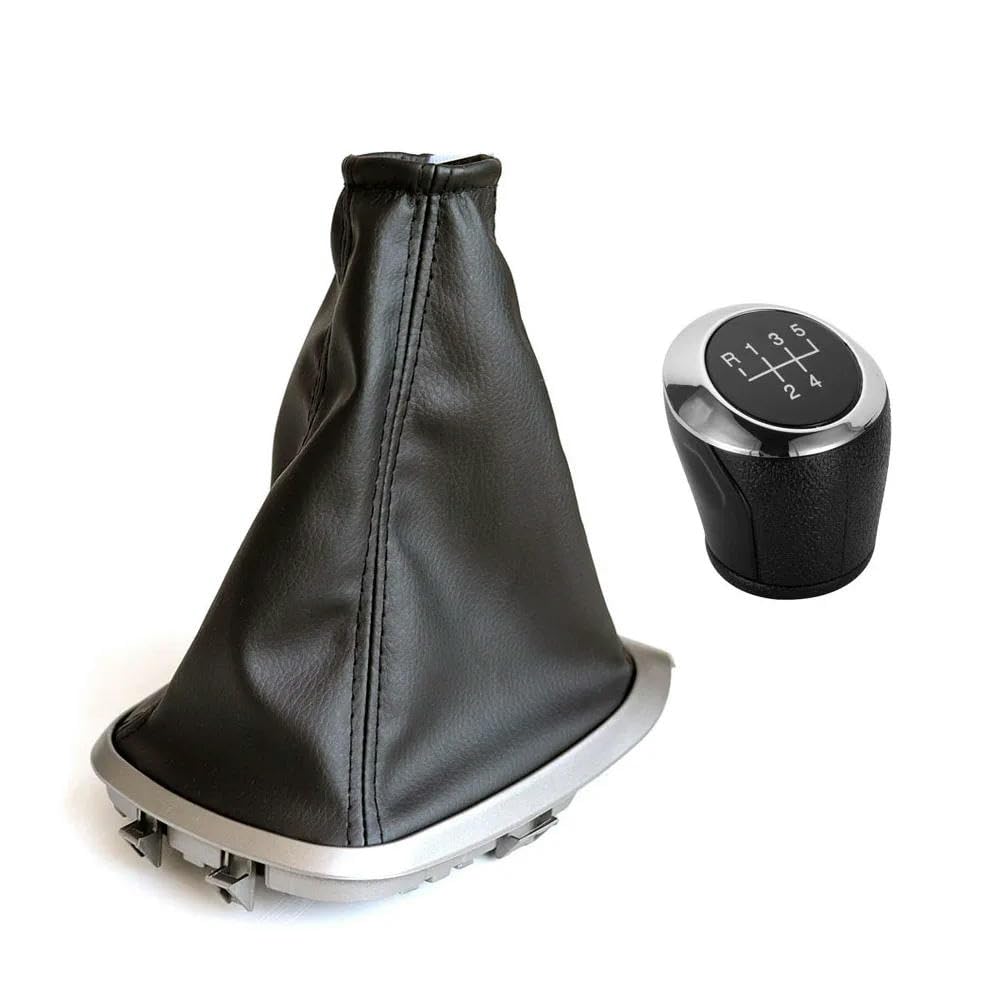GZNBB Car Manual Gear Shift Knob Boot Cover Gaiter Lever Shifter Handle Stick, for Chevy Aveo Sonic T300 2011-2015