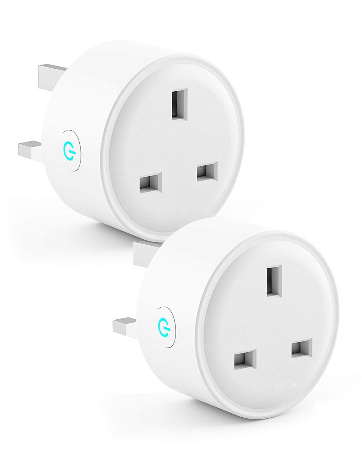 Maxesla 2 Pack 20A Smart Plug with Energy Monitoring, WiFi Outlet Smart Sockets Alexa Accessories with Timing, Remote Control, Alexa, Home, IFTTT, TUYA Smart Plug Smart Life, No Hub Required