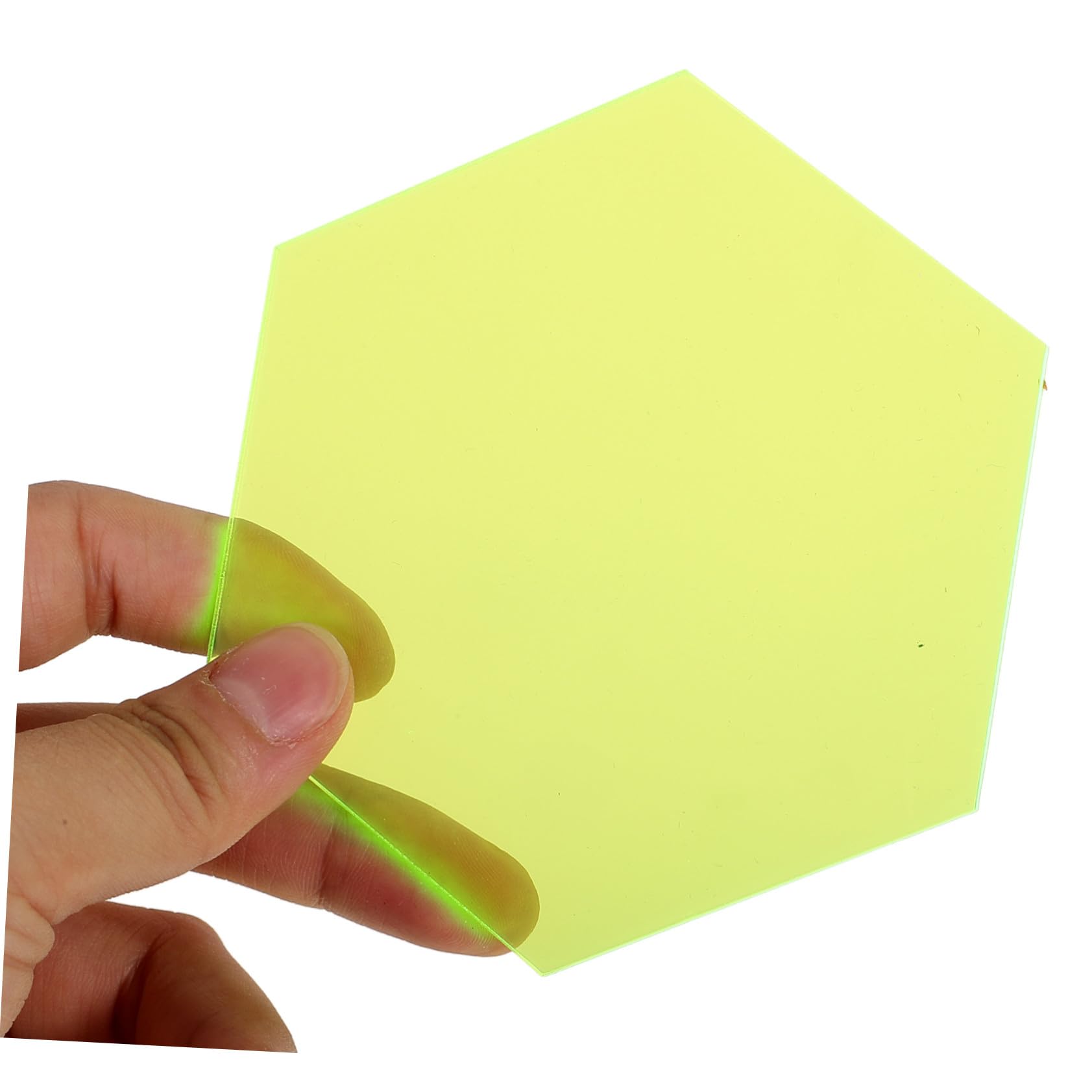 Regla Hexagonal de Acrílico para Patchwork y Bordado DIY 4 Piezas