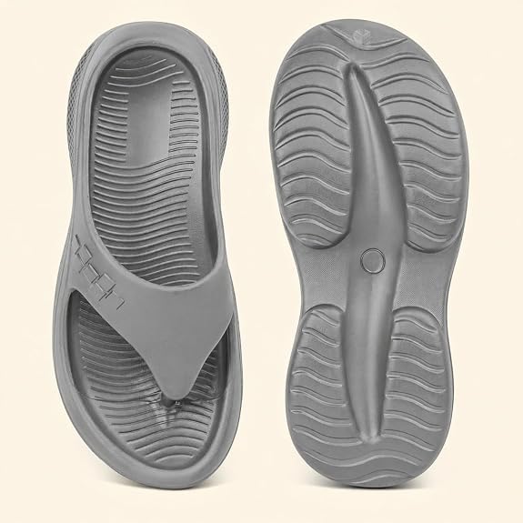 Image of Men's Premium Comfort Slip-On Slippers with Soft Cushioned Footbed, Lightweight Flexible Sole, Anti-Slip Outsole for Indoor Outdoor Daily Wear