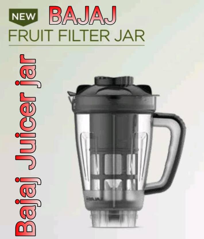 Image of Bajaj mixer grinder suitable smartncool juicer jar 1.5 liter, with fruit filter & food pusher.