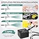 Airbrush Set, Airbrush Set mit 0.2/0.3/0.5mm Nozzles und Tragbarem Kompressor LCD Screen, Air Brush Pistole set Dual Action Multi Funktion für Kuchendekoration, Kunsthandwerk, Makeup, Malerei