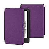 Ayotu Lightweight Case for All-New 6' Kindle 11th Generation 2022 Released, Waterproof Durable Cover with Auto Wake/Sleep, Only fit 6' Basic Kindle 2022, Purple