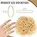 Marspark Rubber Bands Bulk Size 33 Elastic Rubber Bands 3000 Pcs 5 lb Beige 33 File Folder Strong Elastic for Office Home Supply Crafts