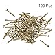 QUARKZMAN Kleine winzige Messingnägel 1,2x12mm für DIY Dekorative Bilder Holzkisten Haushaltszubehör 100 Stück
