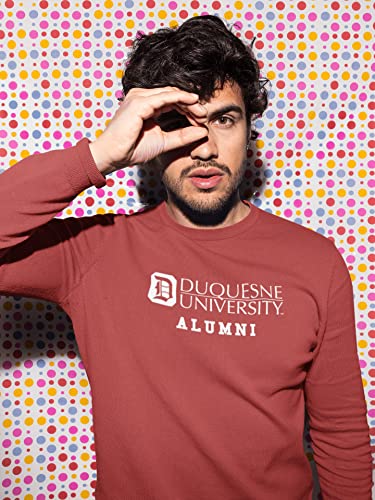 CreateMyTee | Duquesne University Alumni Crewneck Sweatshirt3