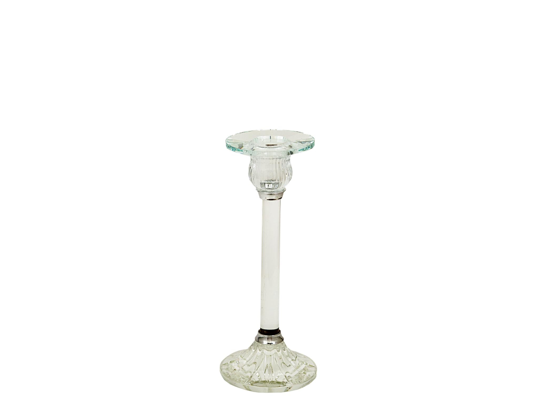 Porte-bougie verre soufflé pour ambiance tamisée de chambre