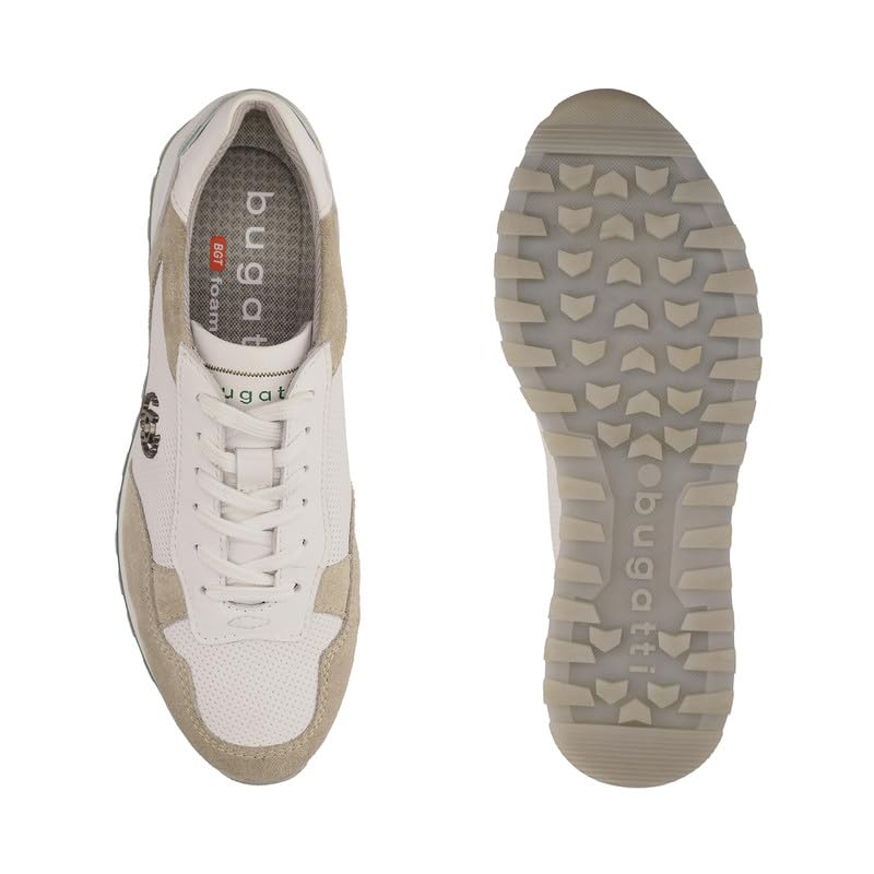 Image of Bugatti Garnet Evo Suede Leather Mens Sneakers