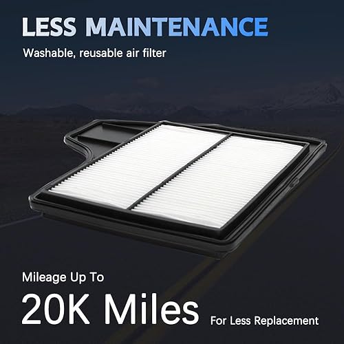 Miniatura 2 de Filtro de aire de motor compatible con modelos Nissan Altima (2.5L) 2013-2018 de repuesto # CA11450