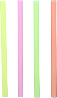 8.5" Colossal Unwrapped Neon Straws, Case of 2,000