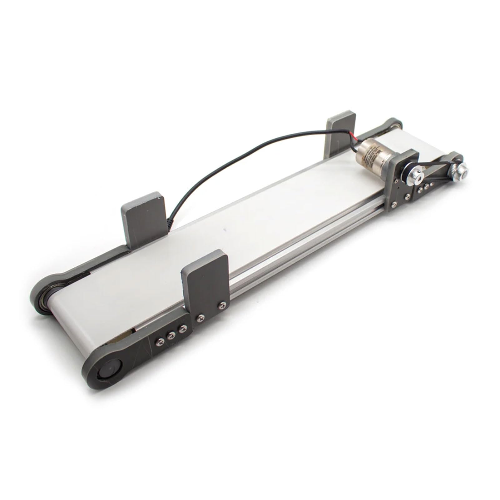 Mini Cinta transportadora eléctrica de Escritorio de 10 x 50 cm Dispositivo de Experimento de fricción con Modelo de Ascensor para Hacer uno Mismo Velocidad Ajustable de 0 a 116 RPM