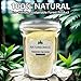 Powdered Pine Gum Rosin 1 Lbs, Natural Pine Rosin, Pine Resin for Beeswax Wraps, Pine Sap, Rosin for Beeswax Wraps, Rock Rosin, Rosin for Dancers, Base Ball, Gym, Rodeo and DIY Projects.