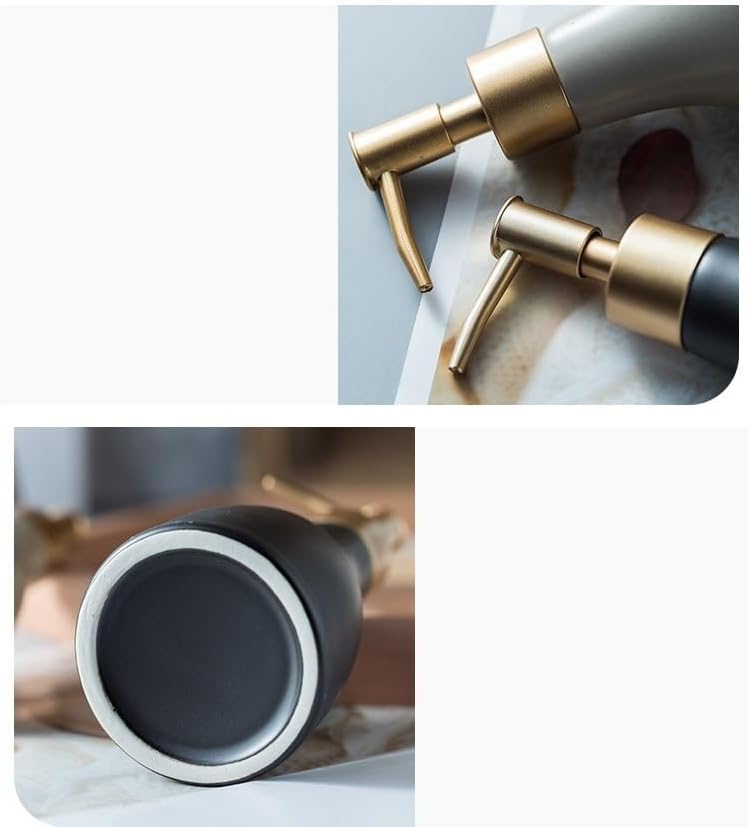 Kitchen Soap Dispenser Soap Dispenser Simple Hand Soap Shower Gel Bottle Shampoo Water Bottle Lotion Press Bottle Hotel Club Press Bathroom Soap Dispenser(D)