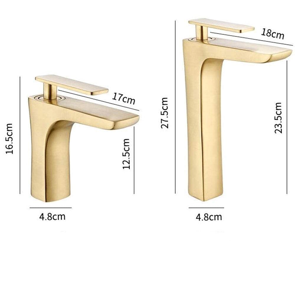 grifo para lavabo, Grifos de lavabo baño latón macizo, grifo mezclador for
