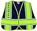 First Class Reflective Safety Vest for Women Men High Visibility Security Duty Vest (4XL/5XL)