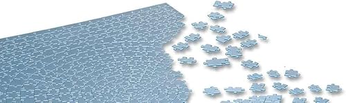 Miniatura 6 de Rompecabezas plata 654 pieza en blanco desafío Krypt