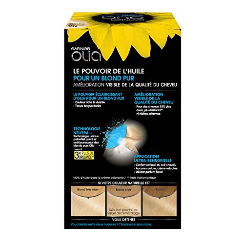 Coloration Permanente 110 Blond Naturel Super Eclaircissant Olia Garnier La Boîte - vue 4