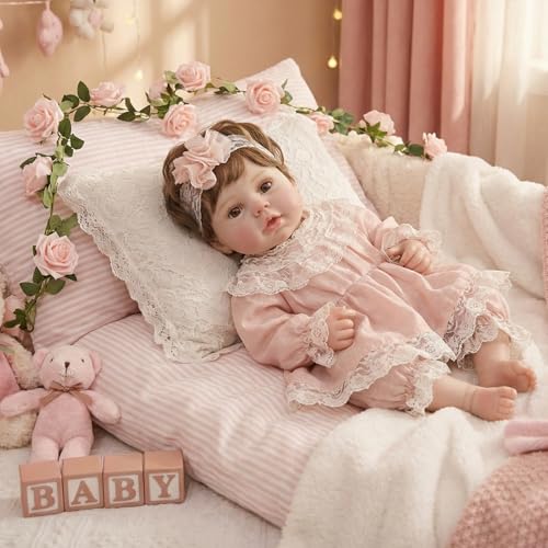 Muñeca bebé realista de 20 pulgadas para niños y coleccionistas miniatura 5