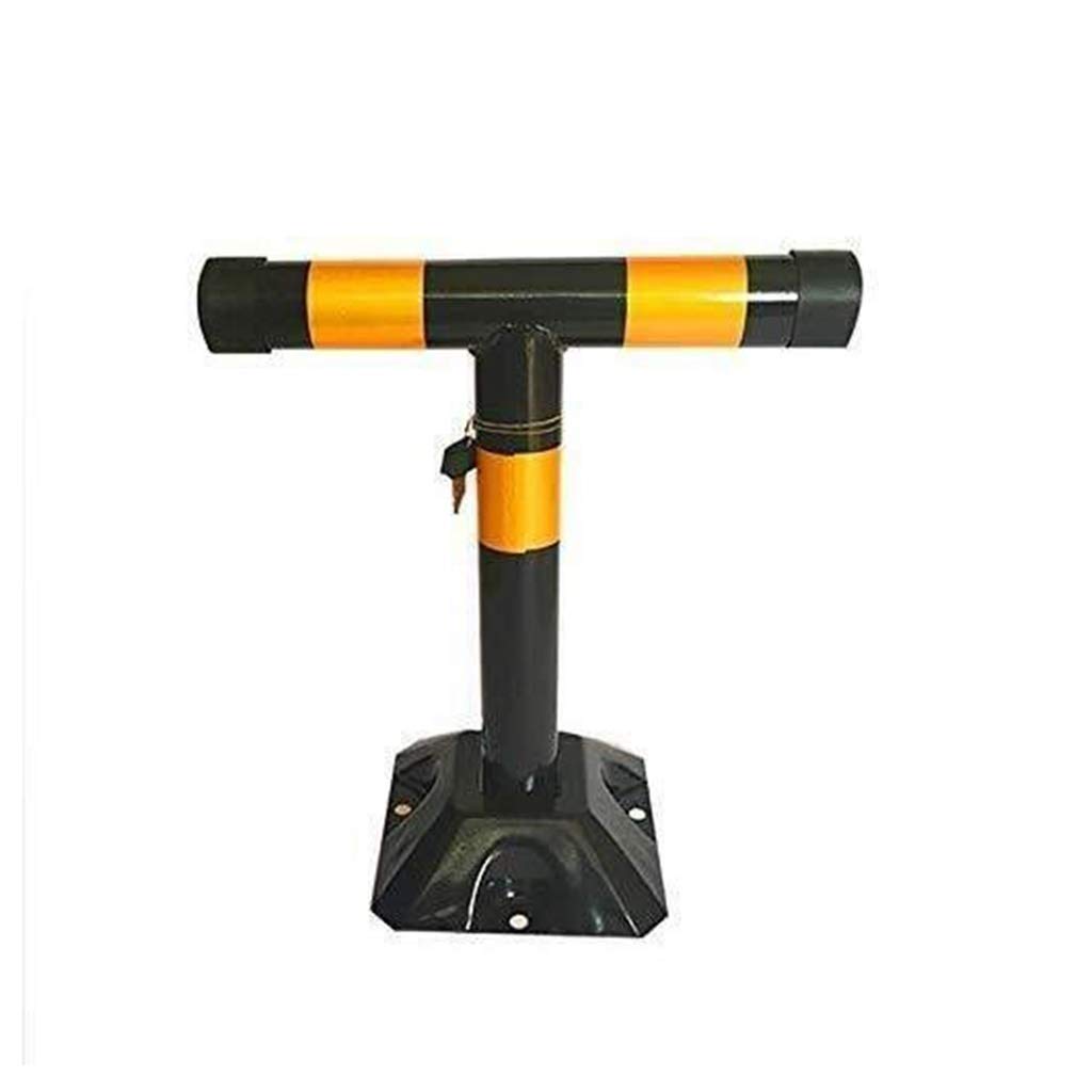 MOKLYF Parking Lock,Parking Barriers T-Shaped Parking Foldable Safety Barrier Secure Lockers Park Entrance Parking Bollard