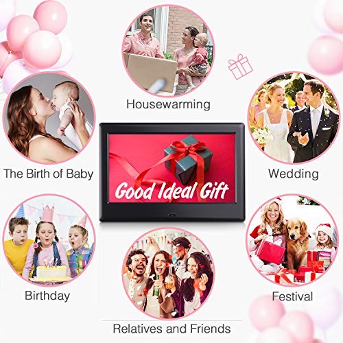 image for DBPOWER 7 Inch Digital Picture Frame - Upgraded Digital Photo Frame wi