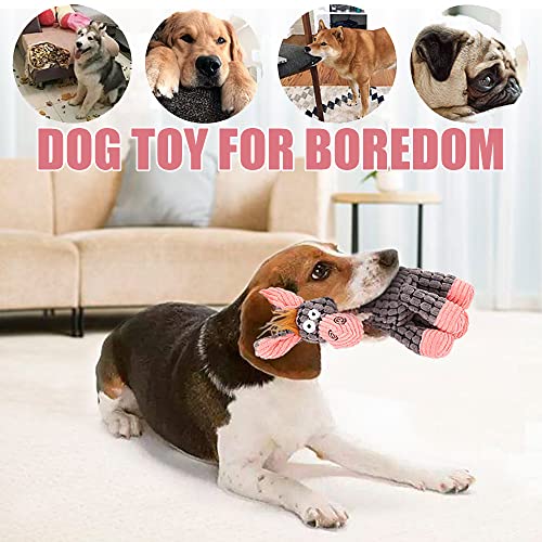 Speedy Panther Donkey Weiches Hundespielzeug für kleine und mittelgroße Hunde, quietschendes Hundespielzeug, Plüsch-Welpenspielzeug