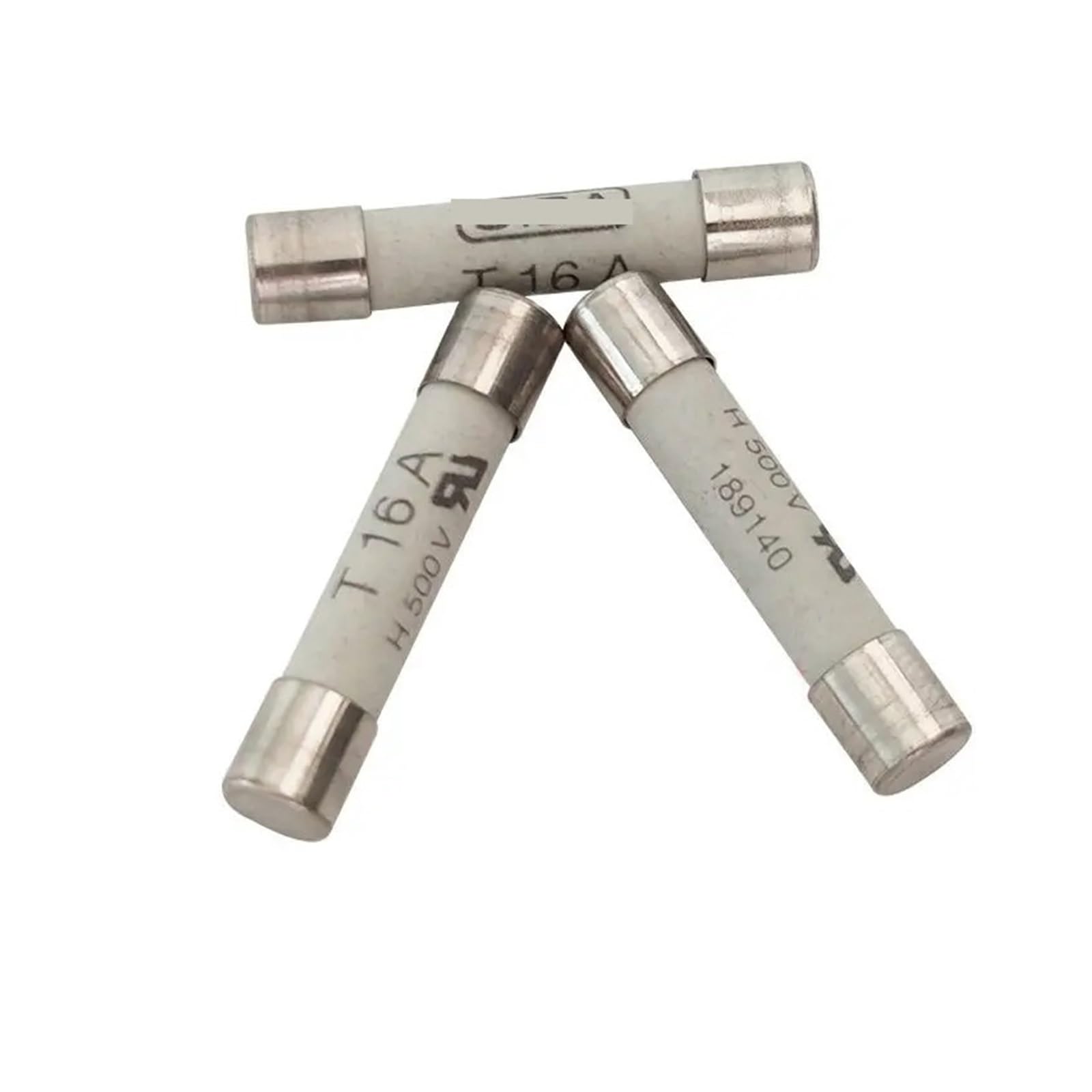 YMUGUEGH 1pcs Fuse Tube H500V T1A T2A 3.15A 4A 6.3A 10A 16A 20A 189140(2.5A)