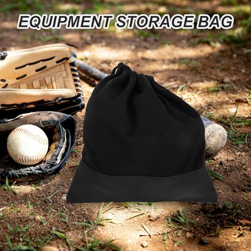 Bolsa para guantes de béisbol con cierre de cordón ajustable 5
