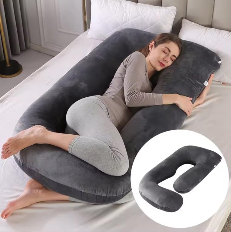 Softac Pregnancy Pillow Baby Sitting Support with Removable Premium Cotton Cover, Tummy Time Support for Baby, (Grey)..…, Standard (B0CMNFC3KT) Amazon Price History, Amazon Price Tracker