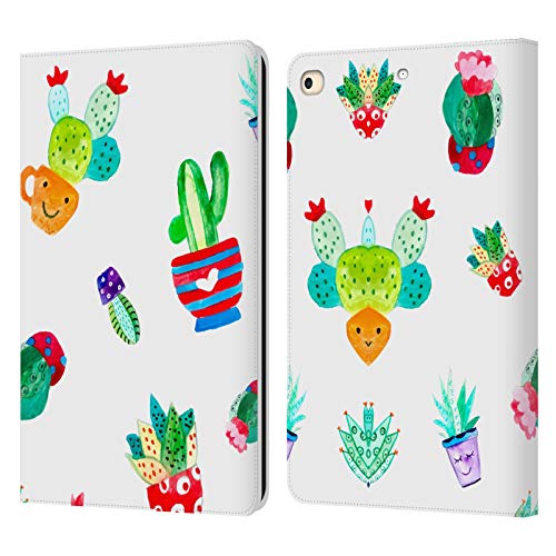 Étui portefeuille en cuir Apple iPad 9.7 2017 2018 Haroulita Cactus housse
