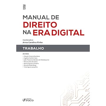 Capa do livro Manual de Direito na Era Digital: Trabalho - 1ª Ed - 2023