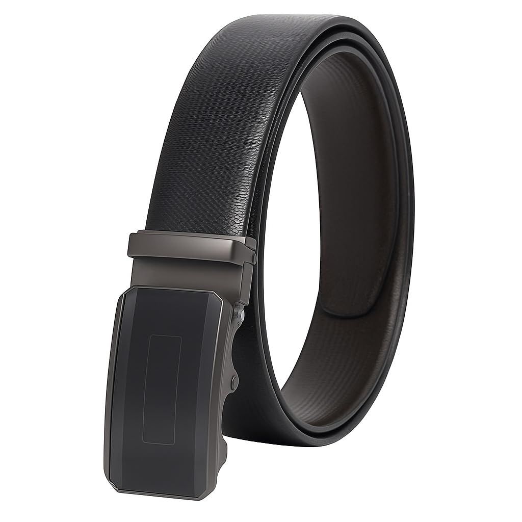 usl Men's Automatic Buckle Belt, Free Size, Black-picture-26