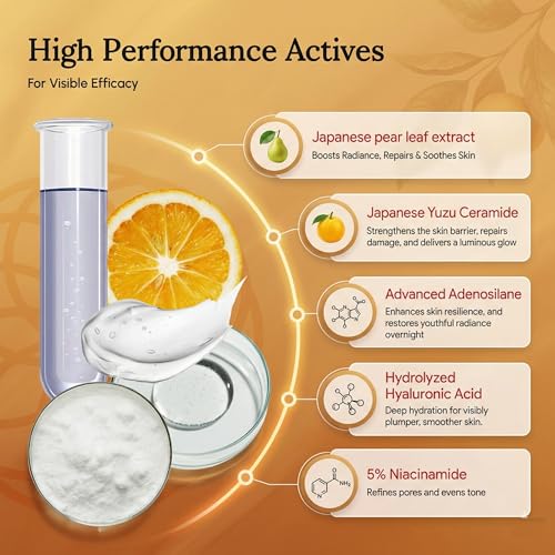 Image of Overnight Repair Gel | Japanese Skincare | Night Cream for Women with Yuzu Ceramide and Niacinamide | Reduces Fine Line & Wrinkles | 15ml