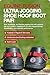 HORZE Equine Fusion Ultra Jogging Shoe Hoof Boot Pair - Black - 12S