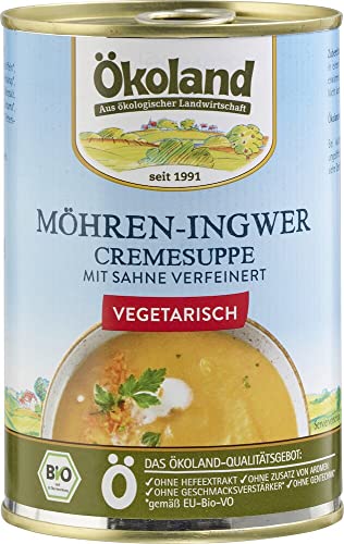 ÖKOLAND Bio Möhren-Ingwer-Cremesuppe vegetarisch (6 x 400 gr) Cover