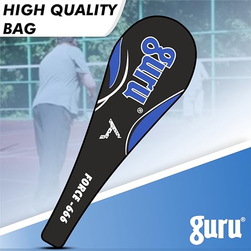 Image of GURU Force-666 Badminton Racket Pack of 1 for Men, Women Boys & Girls with Cover