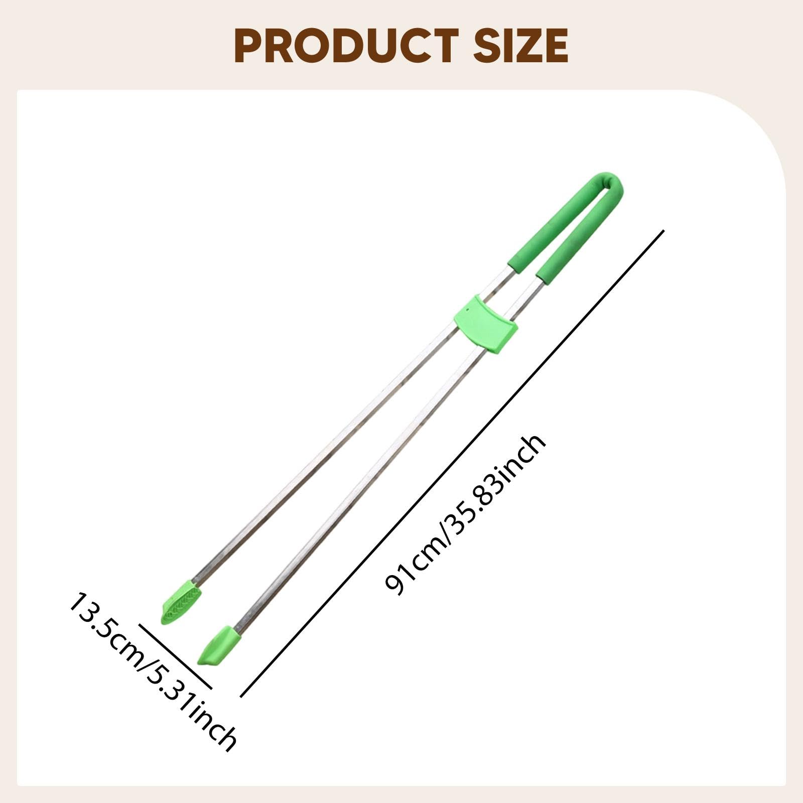 LOVIVER Recolector Basura Herramienta Pinza Recoge Desechos Pinza Extensible Agarre Antideslizante Función Ergonómica Adecuado para Adultos Limpieza de Jardin, Varilla de Aluminio