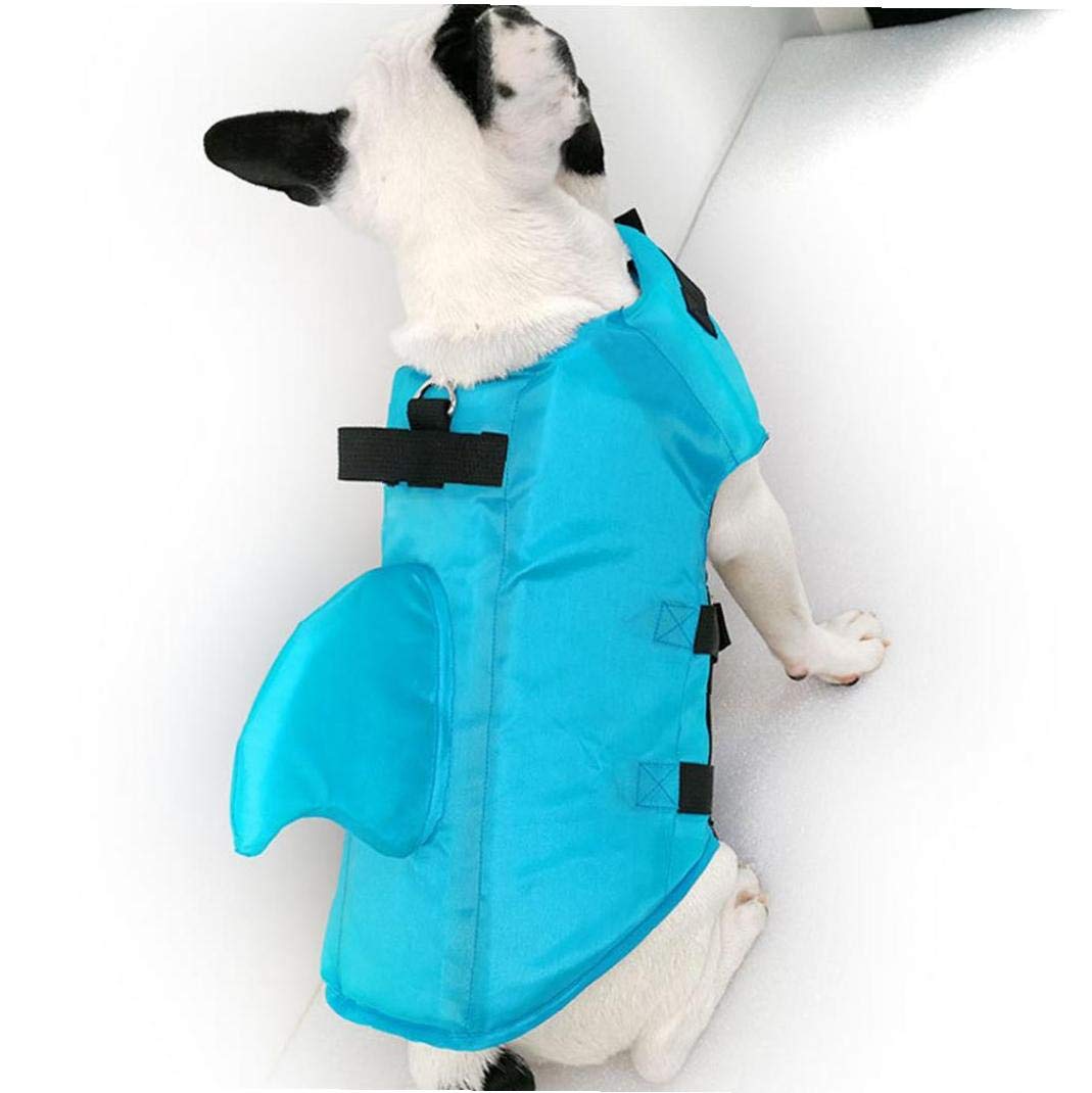 Forma Perro Salvavidas Traje De Baño De Verano Seguridad Tiburón Chaleco Salvavidas para Mascotas Perro De Natación Traje De La Novedad para Mascotas Ropa M