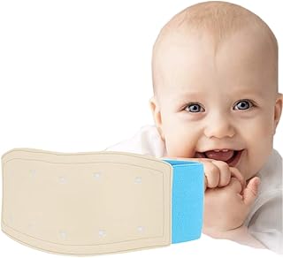 Umbilical Hernia Belt for Infant and Child Belly Band-Medical Newborn Baby Supplies Adjustable Wrap Navel Hernia Truss Belt-Button Band Infant Abdominal Binder Hernia Truss Support Belly Band