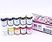 Produktbild SÜDOR® Stoffmalfarben Textilfarben WASCHFEST | Set aus 10 x 25ml (250 ml) stofffarben waschfestben in Fläschchen | waschbeständig bis 40°C | für Stoffmalerei und -druck | Ideal zum TShirt bemalen