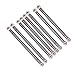 LAFEINA 8PCS 313MM Wheelbase Link Rod, Aluminum Alloy Chassis Linkage for 1/10 RC Car Crawler Axial SCX10(Titanium)