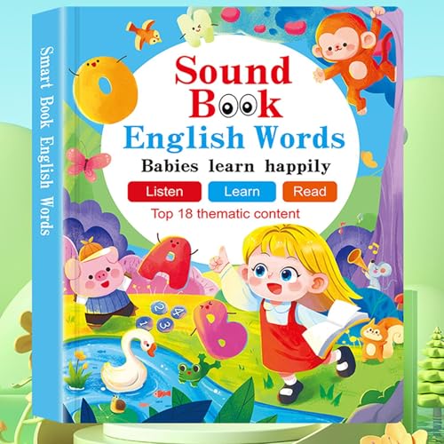 Livre sonore bébé doté de jeux éducatifs parlants d'éveil
