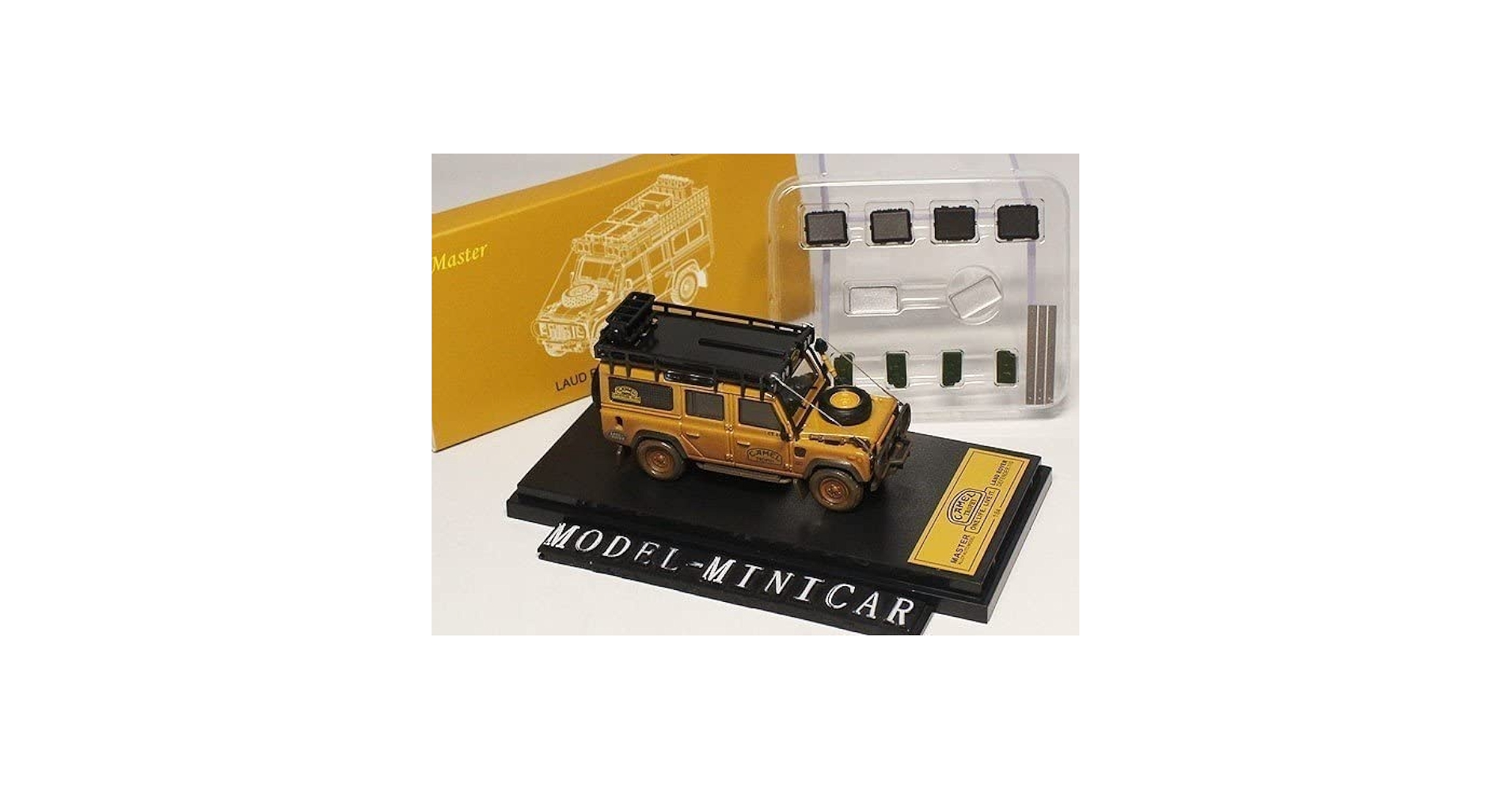 Amazon | △Dirty Version！MASTER 1/64 Camel Trophy LAND ROVER