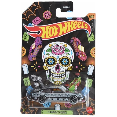 Hot Wheels 71 Maverick Grabber 1:64 escala auto negro miniatura 4