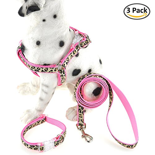 Mile High Life Dog Collar, Harness and Leash | Leopard Design | Perfect Accessory for Walking Your Dog - Thumbnail 2