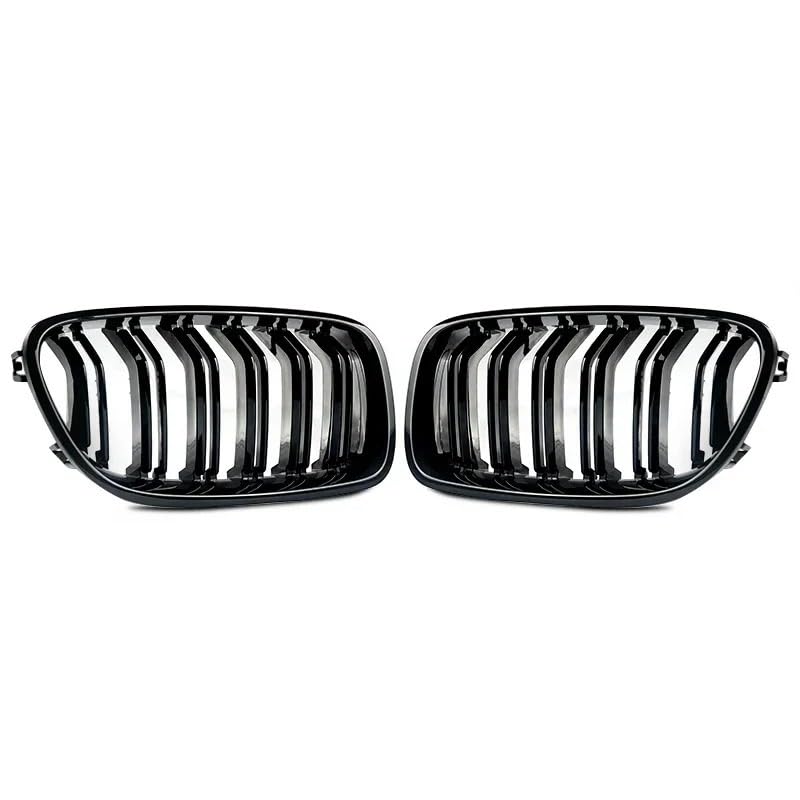 Parrilla delantera de riñón doble para BMW Serie 5 F10 F11 F18 acabado negro brillante M5